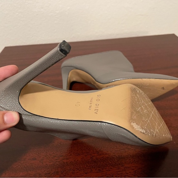 Gio Diev Leather High Heel Mule Pump - Picture 7 of 7